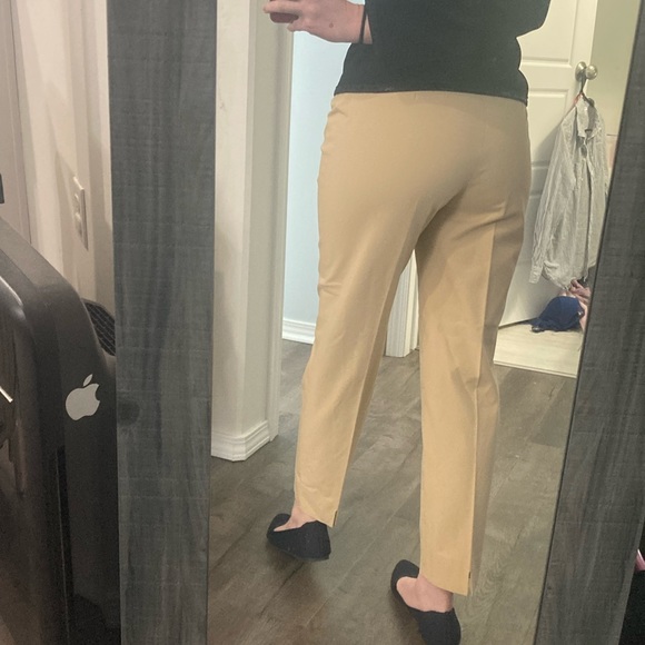 Piazza Sempione Audrey Straight Leg Pants Brown / Beige Size 42 Italian - Picture 8 of 16